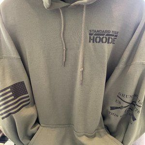 Grunt Style Green Hoodie Sweatshirt 2XL